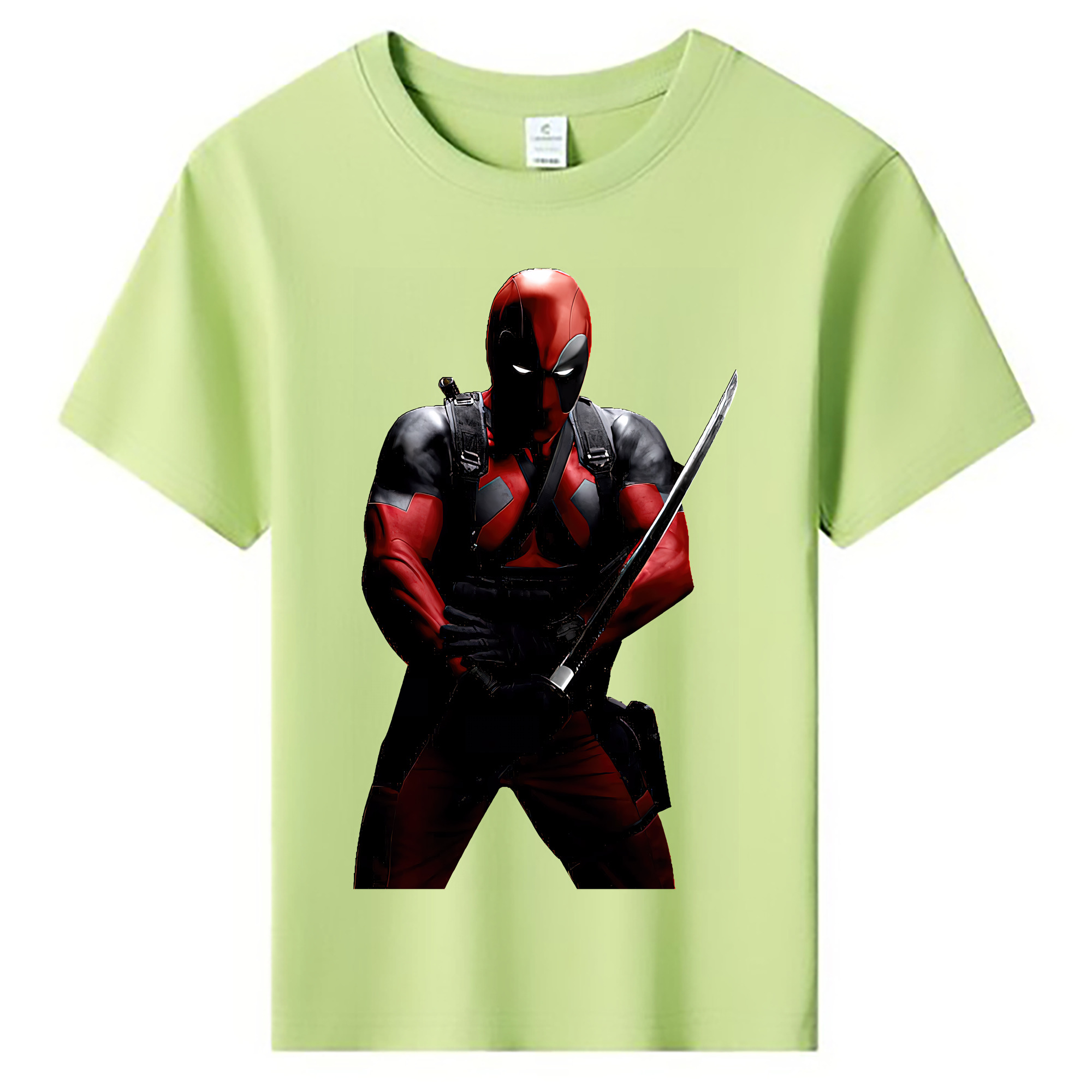 （画像用） Deadpool デッドプール 綿100％キッズTシャツ（フロントプリント）